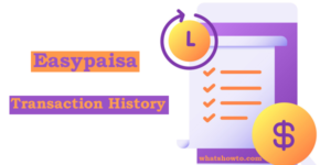how to check easypaisa transaction history